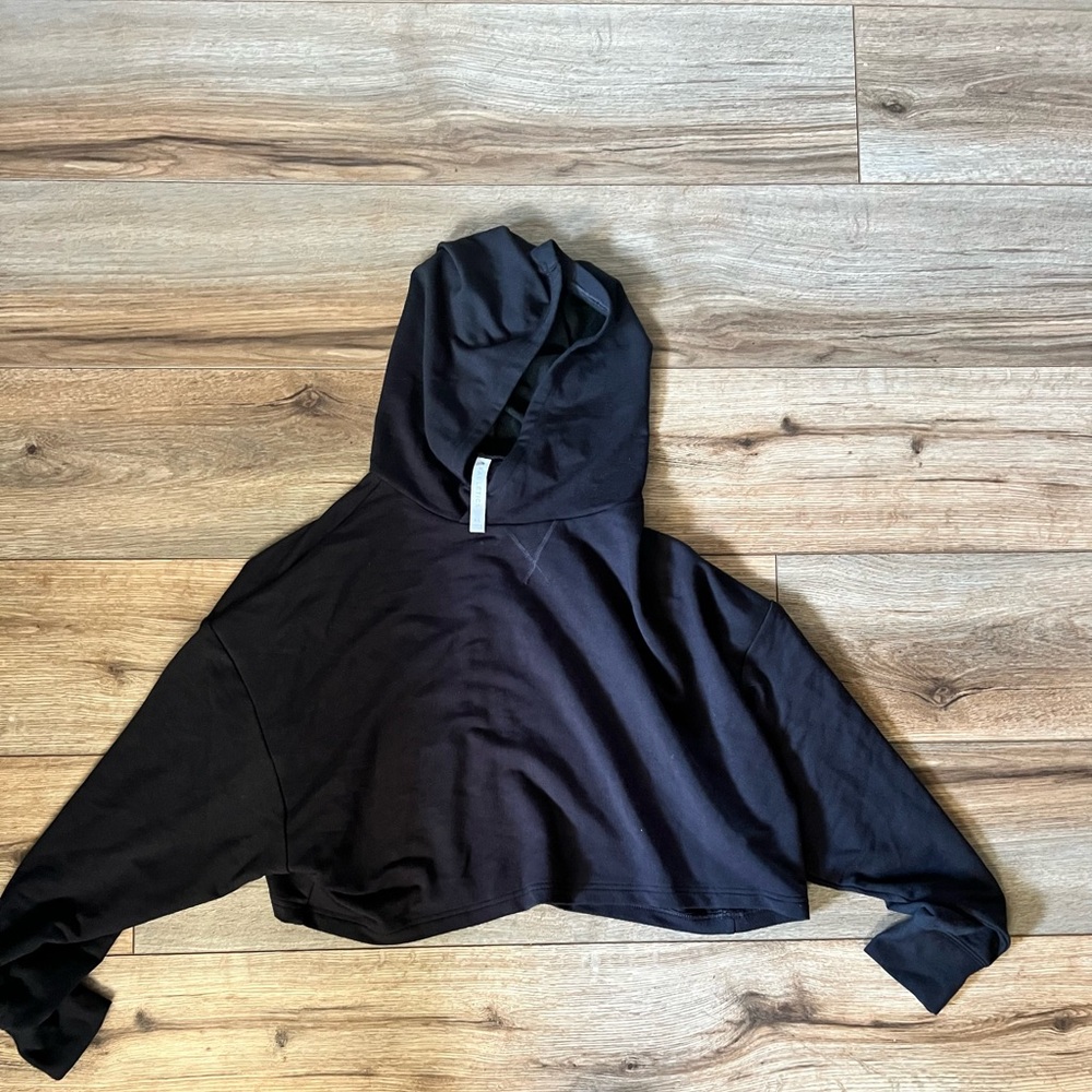 Fabletics Womens cozy fleece cropped hoodie